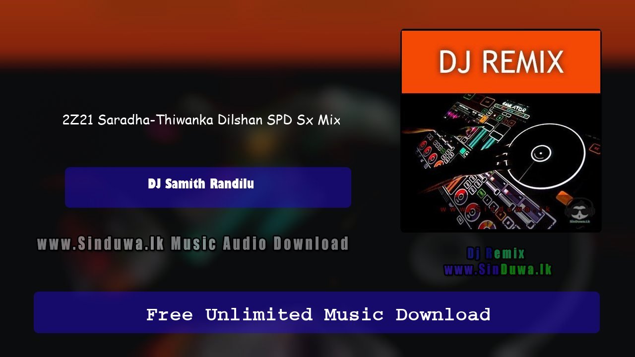2Z21 Saradha-Thiwanka Dilshan SPD Sx Mix