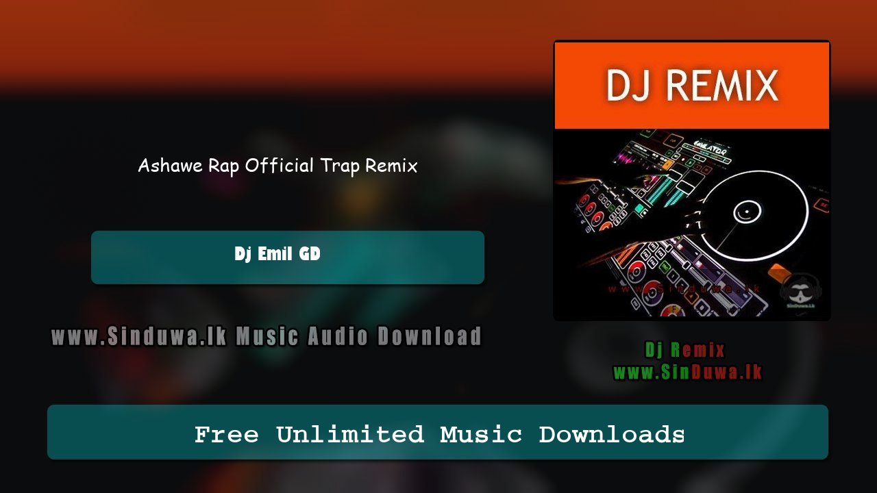 Ashawe Rap Official Trap Remix